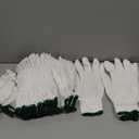 Evridwear Cotton Polyester String Knit Shell Safety Protection Work Gloves for Painter Mechanic Industrial Warehouse Gardening Construction Men & Women 12 Pairs, no Dots, X-Large Size