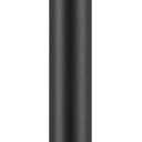 OFFO Shower Arm with Flange, 24 in Ceiling Mount Replacement Rain Shower Head Straight Arm Ceiling-Mounted For Fixed Shower Head & High Pressure Rain, Matte Black