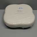 B FSOBEIIALEO Storage Ottoman Cube, Flowers Shaped Ottomans with Storage Foot Stool Footrest for Lving Room, Boucle Ottoman Seat for Dorm Room,Faux Teddy Fur,White 12.6"x12.6"x12.6"