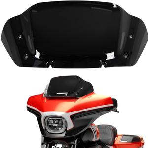 8"Wave Windshield for Touring CVO Street Glide 2023-2024, PSLER Motorcycle Windscreen Wind Splitter for Street Glide FLHX 2023-up