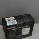 HAPPRUN Native 1080P Bluetooth Mini Projector, Full HD Portable Outdoor Movie Projector with Built-in Speaker, Compatible with Smartphone, HDMI, USB, AV, Fire Stick, PS5 for Home, Bedroom, Outdoor Use