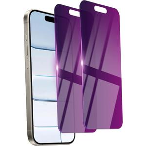 2 Pack Privacy Screen Protector for iPhone Air Tempered Glass 6.5'' Private Saver Anti-Spy Eye Protection Anti-Scratch Full Coverage No Bubble