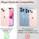 Shockproof Case for iPhone 13 6.1 inch, [Embedded Finger Ring] Military Grade Phone Case Cover with Reinforced Metal Stand Kickstand [Support Magnetic Car Holder] for iPhone 13, Silver