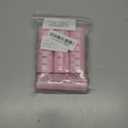 WILLBOND 4 Pcs Long Hair Rollers for Bangs Aluminum Core Curlers Thermal Self Grip Roller for Long and Medium Hair Women Hairstyle(4.1 x 1.2 Inch,Light Pink)