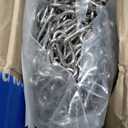 Hedume 32.8 Feet 1/8 inch Stainless Steel Chain, Heavy Duty Metal Chain, Strong and Durable Decorative Chain for Swing, Anchor, Hanging Clothes, Pet, Hanging Plant, Anti-Theft