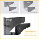 RIVECO 3U Wall Mount Rack for Network Reinforced Heavy Load 66LBS Small Server Racks Vertical & Horizontal Mounting for 19 inches IT & Studio Equipment.