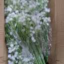 Babys Breath Artificial Flowers, 30 pcs White Flowers Artificial Real Touch Faux Flowers Bouquet Look Real Fake Flowers for Wedding Party Home Garden Tables Centerpieces Office Arrangements Decoration
