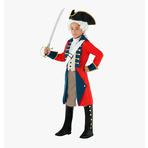 Morph - Revolutionary War Costume Kids - Colonial Costume Boys - British Red Coat Costume - Napoleon Costume Kids L