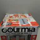 Gourmia French Door Air Fryer 25 Qt Large Capacity Convection Oven, Fryfroce 360, Digital Display with 17 Cooking Presets, Bake, Toast, Roast, Dehydrate, Fits 12 Pizza