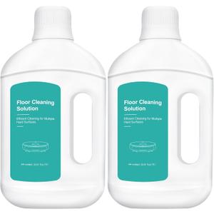2pcs Floor Cleaning Solution Compatible with Dreame Cleaning Solution, for All Robot Vacuums & Wireless Wet/Dry Mops, Multi-Surface Detergent Refill for Hardwood, Tile & Laminate – Residue & Streak Free