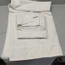 Linen Pre-Cut Qilting Fabric by The Yard Entelare(Ivory,1yd)