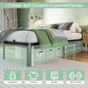 Queen Bed Frame, 14 Inch Heavy Duty Steel Platform, Noise-Free