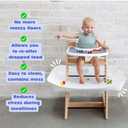 CATCHY - Food Catcher - Compatible with Stokke Tripp Trapp High Chair + 11 Other High Chairs - Highchair Sold Separately - Baby & Toddler Food & Mess Catcher - Under High Chair Accessory (For Stokke Tripp Trapp, White)