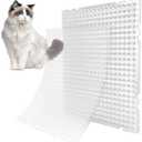 DOOPP 16 x 13 Inch Cat Deterrent Mat, Scat Mat for Cats Cat Scat Mat with Spikes Digging Stopper Repellent Spike Mat, 8 Pack