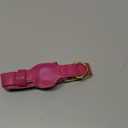 Leather Airtag Dog Collar - Soft Tracking Dog Collar with Apple AirTag Holder and Metal Buckle - Safety GPS Pet Collars for Small Medium Large Dogs Puppy Pink Red (Pink, L, 17"-21" Neck Fit)