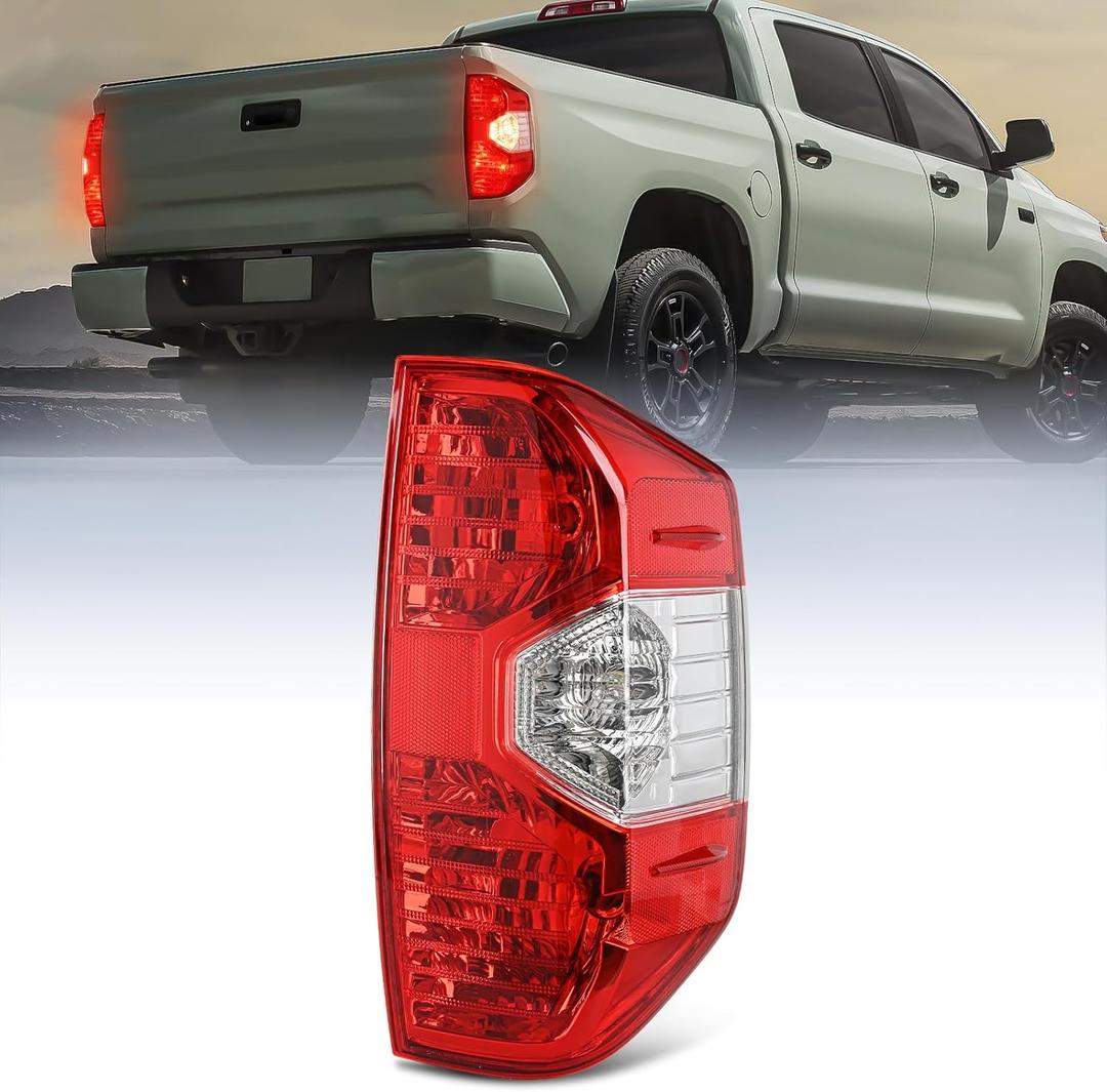 Nilight Taillight Assembly Compatible with 2014 2015 2016 2017 2018 2019 2020 2021 Toyota Tundra Tail Light Rear Lamp Replacement OE Style Passenger Side