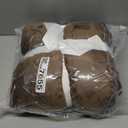 OMERAI Faux Fur Blanket, Ultra Soft Luxury Fuzzy Throw Blanket, Long Pile Plush Cozy Warm Decorative Blanket for Couch, Sofa, Chair, Bed, Heavy Weight, 50" x 60", Chestnut Russet Blend