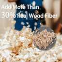 30% Real Wood Fiber 3D Printer Filament Bundle, 3 D PLA Printing Print Filament 1.75 mm, +/-0.03mm & 2.2 lbs, Walnut, Oak, Cherry, Teak, 250g X 4 Pack
