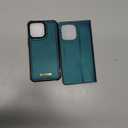 Wallet Case for iPhone 15 Pro Max Compatible with Magsafe, 2-in-1 PU Leather Flip RFID Blocking Card Holder Stand Shockproof Magnetic Detachable Cover for iPhone 15 Pro Max 6.7", Bluegreen