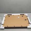 16x24 Frame Set of 3, Dark Brown Wood Grain 16x24 Poster Frame for Gallery Wall Mounting (3 Pack,Walnut)