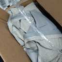 Joydeco Blackout Curtains for Bedroom - Nature Linen 84 Inch Long 100% Light Blocking 2 Panels Set, Rod Pocket & Back Tabs Living Room Drapes, Thermal Insulated Room Darkening Window Curtains