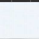 Large Graph Paper Pad 22x17, 50 Sheets, 4x4 Engineering Grid for Drafting