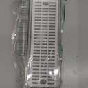 Transparent Flatware Tray Kitchen Drawer Organizer With Lid - Plastic Kitchen Cutlery Tray and Utensil Silverware Storage Container with Cover - Dinnerware Holder for Spoons Forks Knives