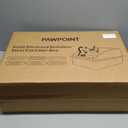 Cat Litter Box Stainless Steel Enclosure, Comfortable Space for Large Cats and Kittens, Easy to Clean Smooth Surface, Durable Metal Build with Cover, Litter Pad, Footboard and Shovel (Dark Gray)