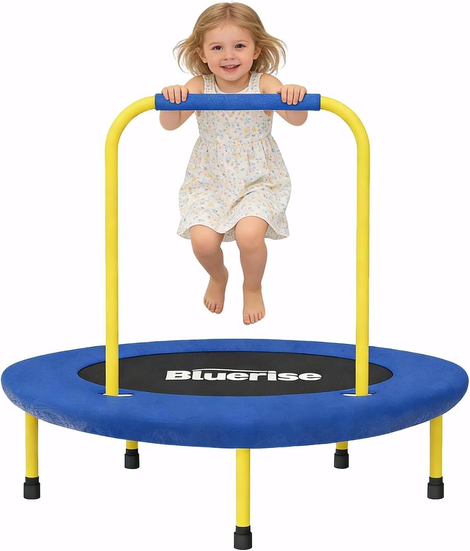 36'' Toddler Trampoline Safe Foam Handle Indoor&Outdoor Ages 2-6