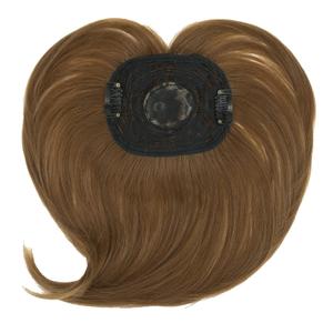 IMISSU Clip in Toupee Hairpiece Extension Topper Wiglet Top for Mild Hair Loss - Unisex (Yellow Brown)