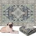 LOVEWAG Washable Dog Pee Pads, 16" x 24", Waterproof, NonSlip, Super Absorbent, Reusable MachineWashable, 2Pack (Sage Forest)