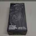 ZEITE 4V Cordless Electric Scissors,Cardboard Cutter with 2 Blades,Storage Box,USB Charging Cable,Power Rotary Cutter,Max Cutting 1/4",for Cardboard Box,Thin Carpet & Plastic, Easy to Hold and Safe (Blue)