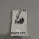 White Double Pole Line Volt Thermostat Cover with Line Volt Knob For Old Style D22 - HVAC