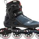 Rollerblade Macroblade 90 Men's Adult Fitness Inline Skate, Orion Blue/Spicy Orange, Performance Inline Skates, Size 10 Men