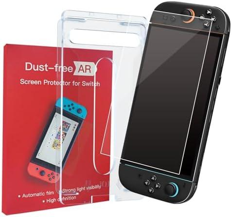 Phimoos Anti-Reflective AR Screen Protector for Nintendo Switch 2 [2025, 7.9 Inch], 9H Tempered Glass Film with AR Coating, Easy Installation Kit Included, Anti-Glare, Anti-Fingerprint, No Bubbles [2 Pack]