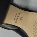Cole Haan Womens Mazie Slingback Flat, Black Leather, 9-B US