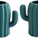 Silicone Pen Holder Cactus Pencil Holder Cute Pens Cup for Desk for Kids Office Decor Desk Accessories Pen Pot Desk Organizer (Dark Green, 2 Pack)