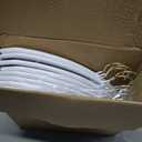 Clothes Hangers 20 Pack, Non Slip Hangers Sweater Hanger No Shoulder Bump, 16.5 Inch Wide Durable and Strong Shirt Coat Dress Skirt Suit Hangers with Pants Bar for Laundry & Everyday Use, White