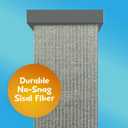 SmartCat Ultimate Scratching Post Gray, Large 32 Inch Tower - Sisal Fiber, Simple Design - For All Cats