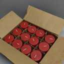 12 Pack 2x3 Inch Red Pillar Candles for Romantic Valentine's Day and Christmas, Unscented Column Candle for Home Restaurants, Smokeless Dripless and Clean Burning Emergency Candle