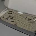 Jilron 100% Blackout Curtains Patio Door Curtain Accordion Door Sliding Door Curtains Extra Wide Blackout Curtains Used for Room Divider (Off-White 98" W x 106" L)