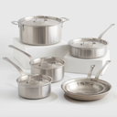 5-Ply Stainless Steel 10 Piece Cookware Set