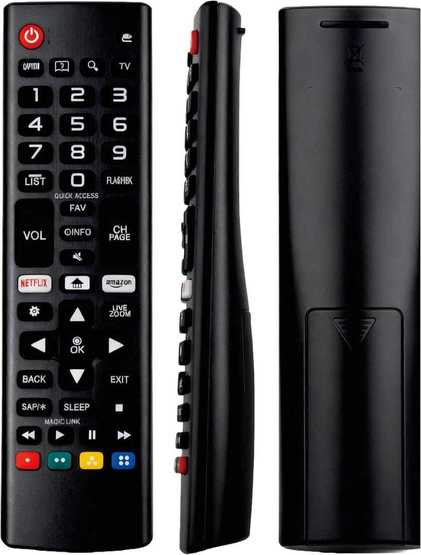 For LG AKB75675304/AKB75095307 Universal Remote Control Replacement Compatible with All LG Smart TVs (LCD/LED/OLED/3D/4K/Thinq) & All Models, with Shortcut Buttons