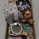 Baby Play Mat Newborn Babies to 18 Months - Leaf Shaped Baby Gym Play Mat with Detachable Hanging Toys for Babies - Playgym for Newborn Sensory Tummy Time Playmats & Floor Gyms for 0-18 Month Old