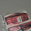 Black Red Fringe Curtain Party Streamers 2 Pack 3.3 x 8.3 Ft Foil Fringe Backdrop Curtains for Birthday Wedding Bridal Baby Shower Holiday Tinsel Streamers Black Party Decorations Door Streamers