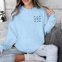 ASTANFY Mom Sweatshirt Dad Sweatshirt: Mom And Dad Shirts Parents Outfits Pregnancy Gifts Fall Crewneck Sweatshirts (Small)