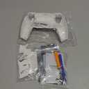 eXtremeRate Back Paddles Programable RISE4 V3 Remap Kit for PS5 Controller BDM-030 040 050, Upgrade Board White Redesigned Bottom Shell 4 Back Buttons Set for PS5 Controller - NO Controller