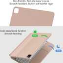 D DINGRICH Keyboard Case for iPad Pro 12.9 inch (3/4/5/6th Gen) & iPad Air 13 Inch (M3/M2) Magic Keyboard, Easy-Set Floating Cantilever Stand, Precision Multi-Touch Trackpad,Pink