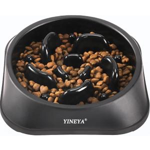 YINEYA Slow Feeder Dog Bowls, Pet Supplies that Slow Down Eating, Pet Food Bowls, Maze Dog Puzzle Feeder for Medium Breed