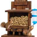 Squirrel Feeders for Outside Tree Wooden Squirrel Picnic Table Feeder for Corn Peanut Hanging Chipmunk House The Nut Bar with Squirrel Water Feeder
